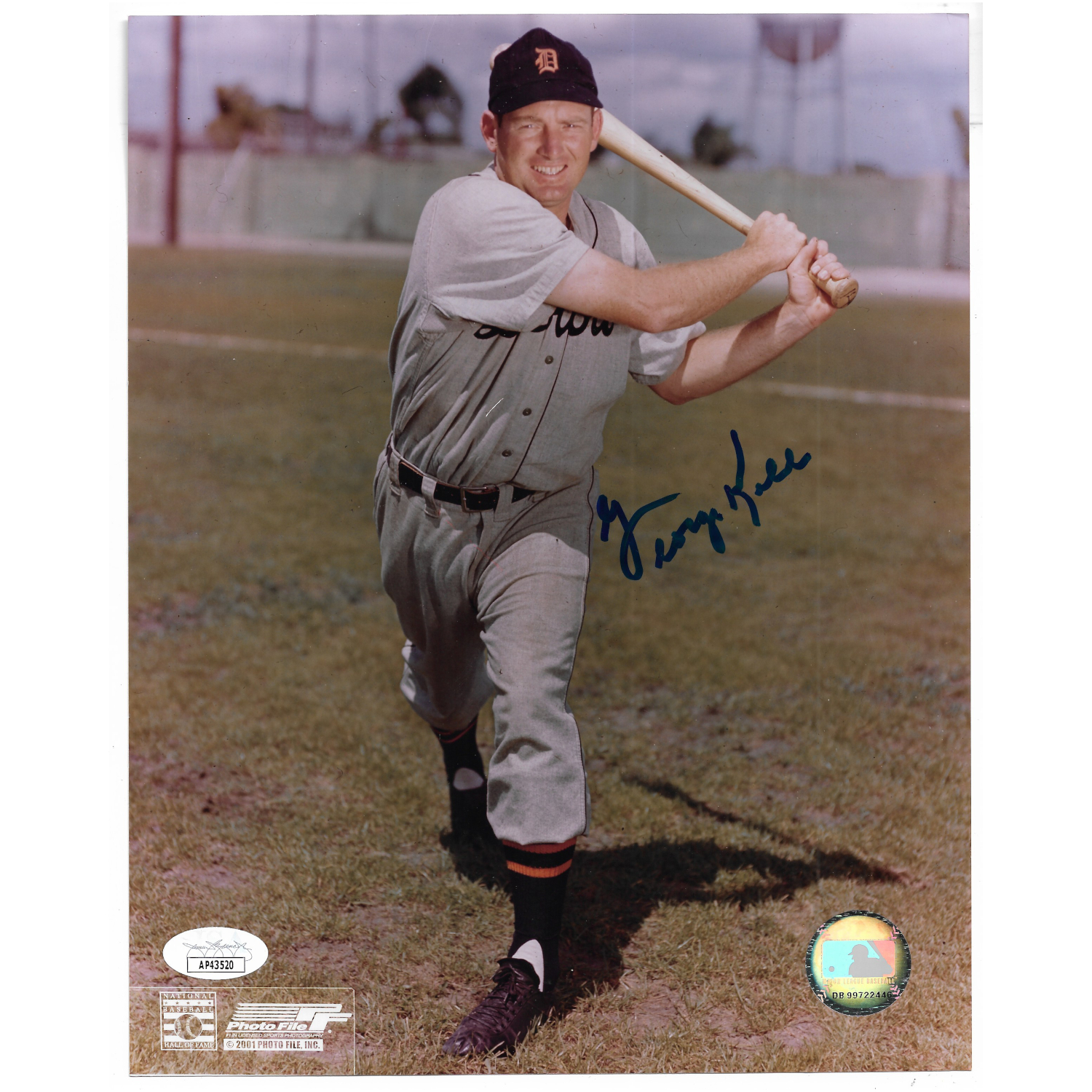 George Kell Autographed 8x10 Photograph (JSA)