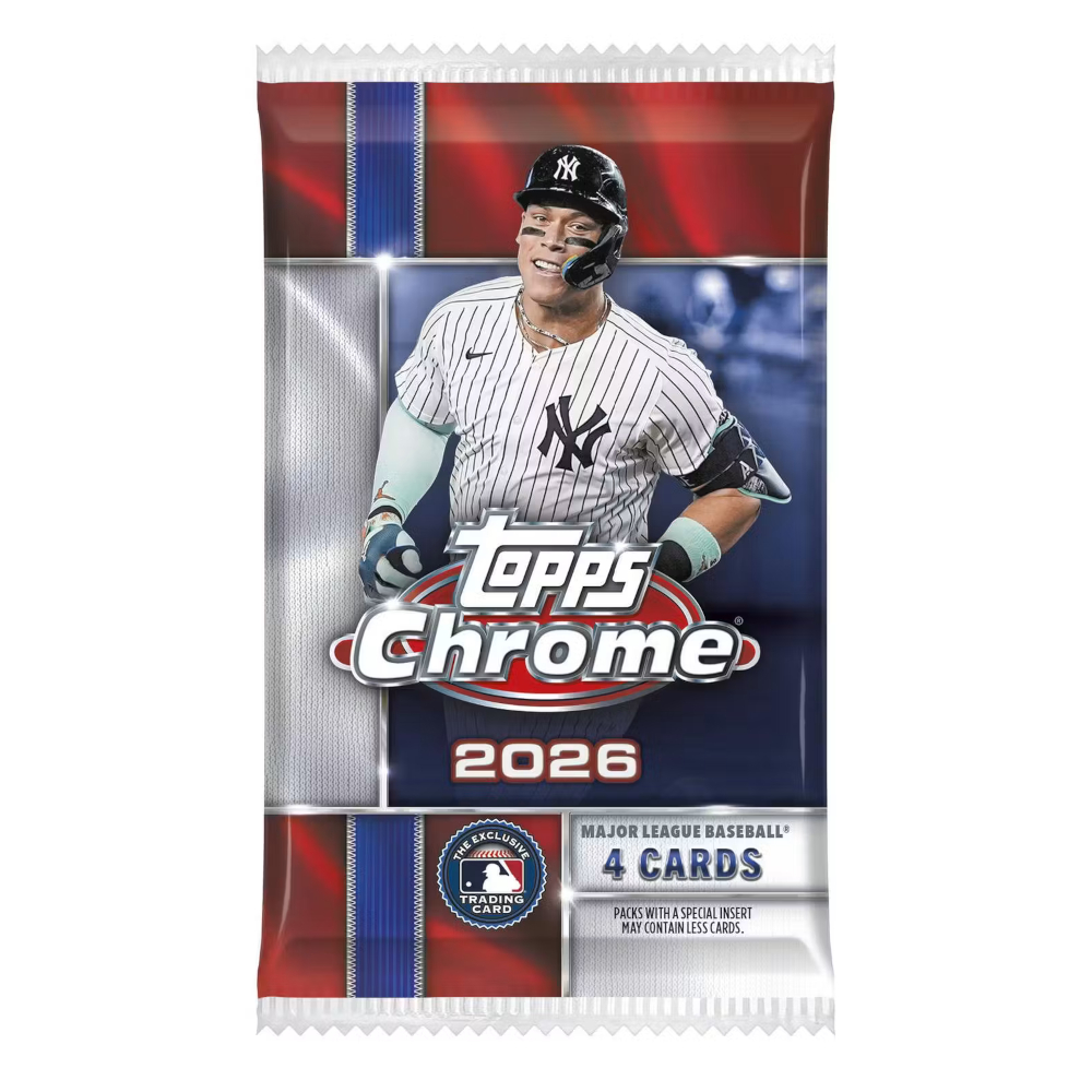 2026 Topps Chrome Baseball 7 Pack Blaster Box