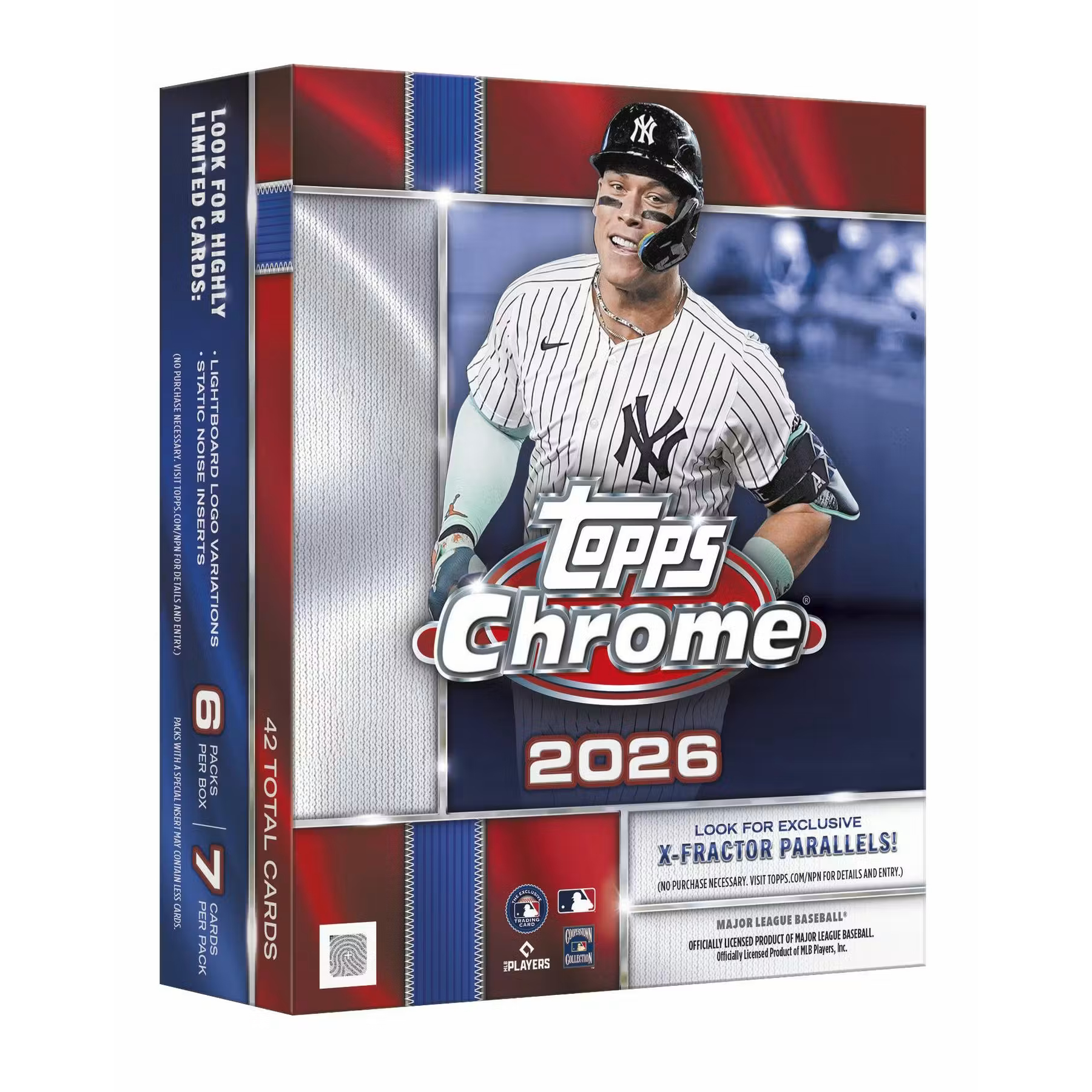 2026 Topps Chrome Baseball 6 Pack Mega Box