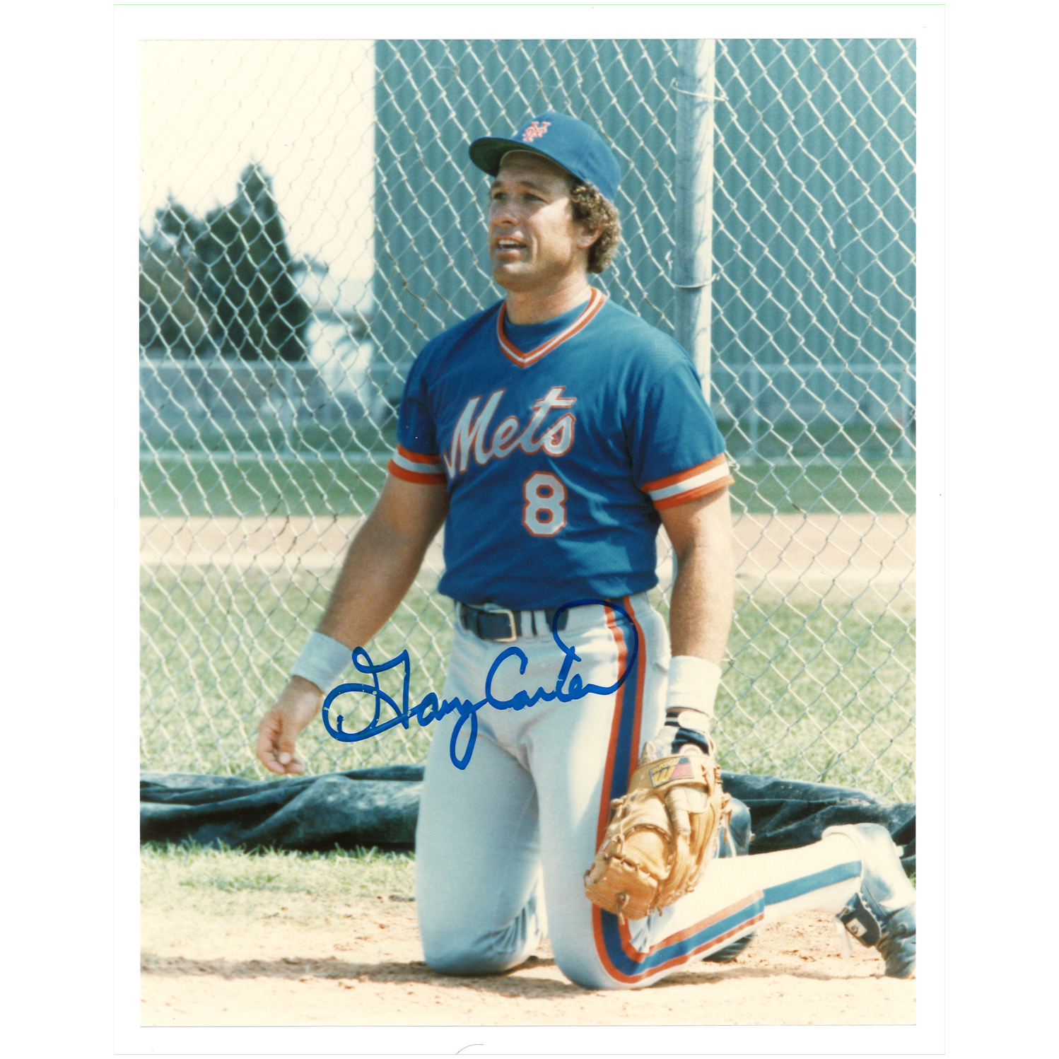 Gary Carter Autographed 8x10 Photograph (JSA-65)