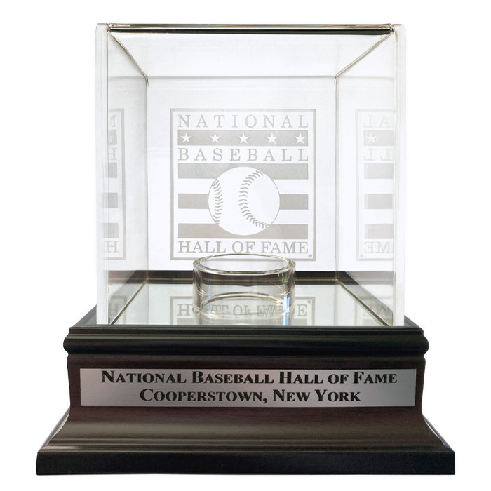 Andruw Jones Autographed Hall of Fame Logo Baseball with HOF 26 Inscription with Case (Beckett)