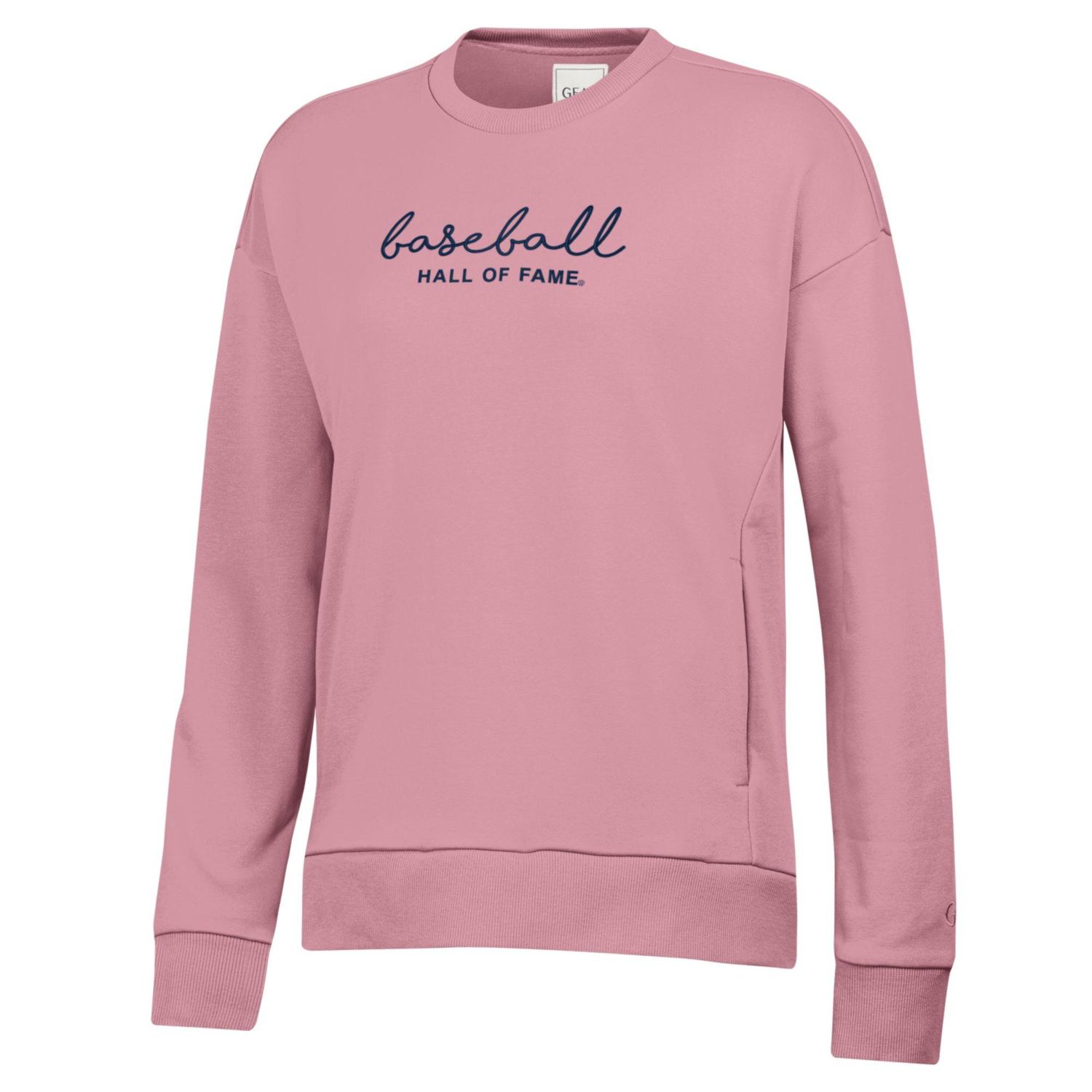 Women’s Baseball Hall of Fame Pink Crew Sweatshirt
