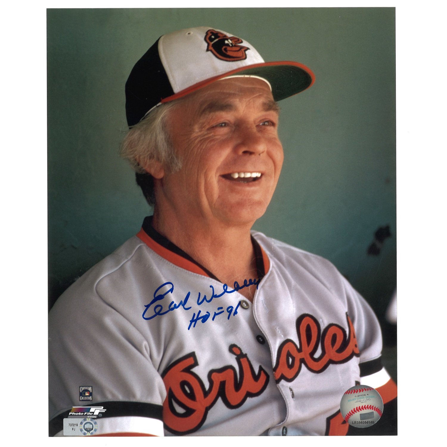 Earl Weaver Autographed 8x10 Photograph (MLB-19)