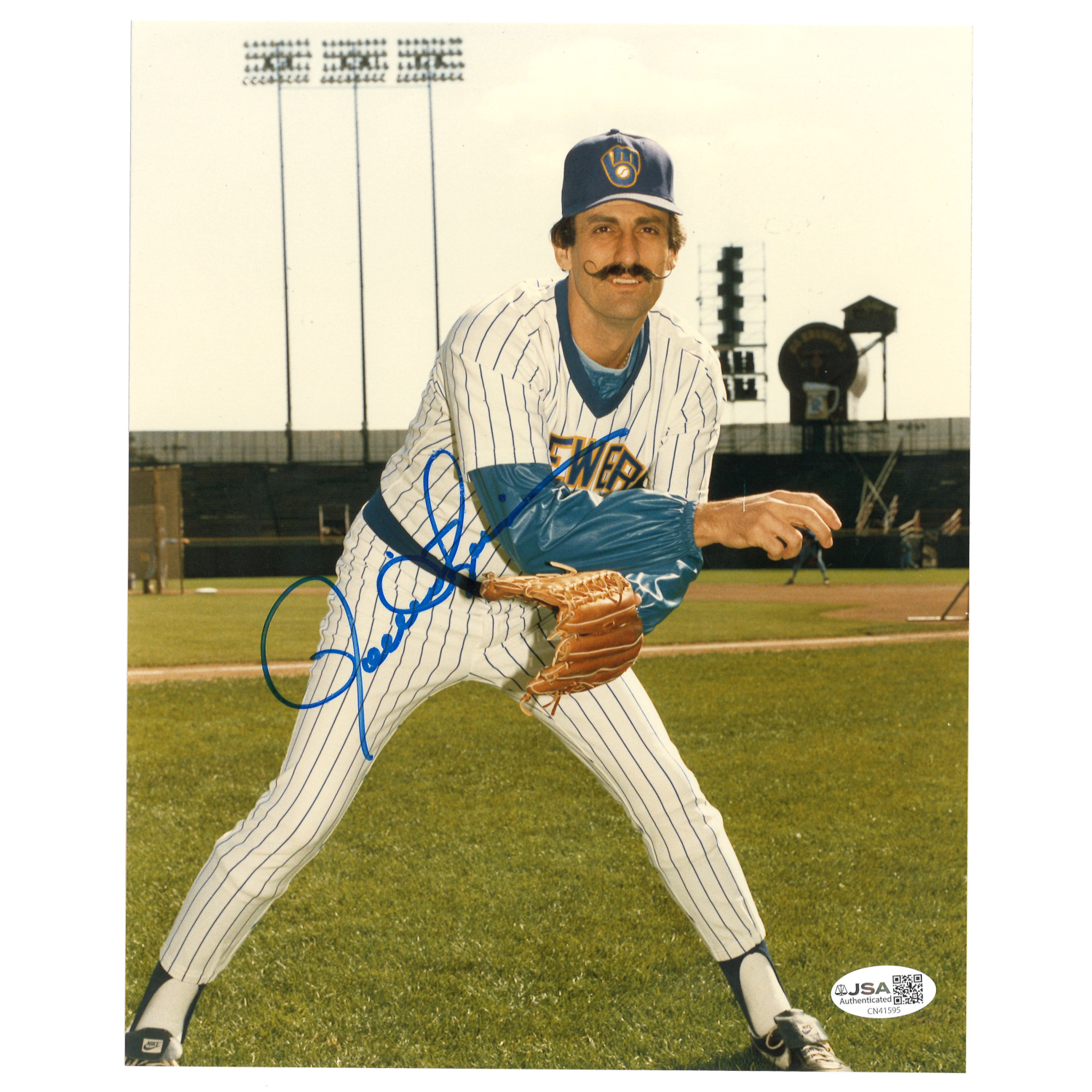 Rollie Fingers Autographed 8x10 Photograph (JSA)