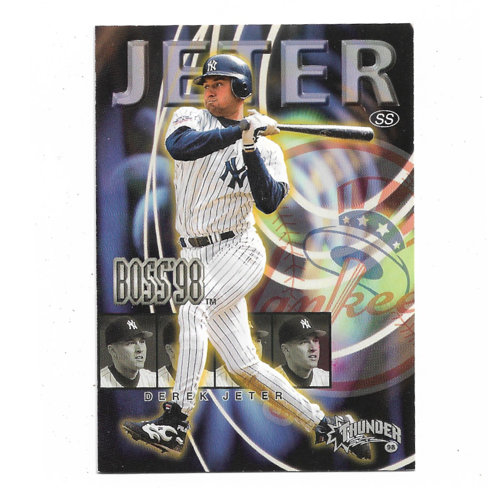 Derek Jeter 1998 Skybox Thunder Boss # 9