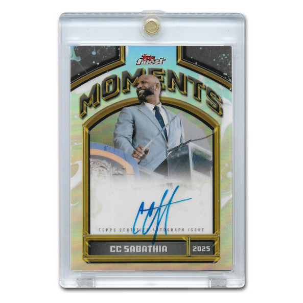 CC Sabathia Autographed Card 2026 Topps Finest Moments # FMA-CC