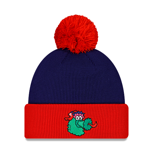 New Era Philadelphia Phillies Batting Practice Royal and Red Knit Cap
