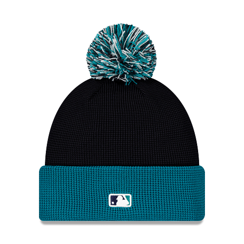 New Era Seattle Mariners Batting Practice Navy and Teal Knit Cap