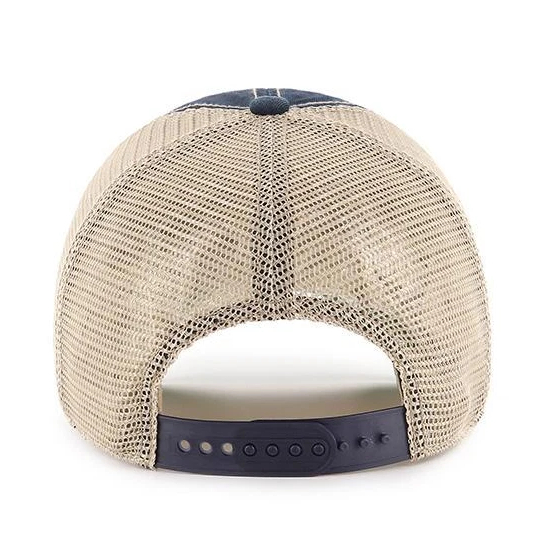Men’s ‘47 Brand Houston Astros Trawler Clean Up Navy and White Adjustable Cap