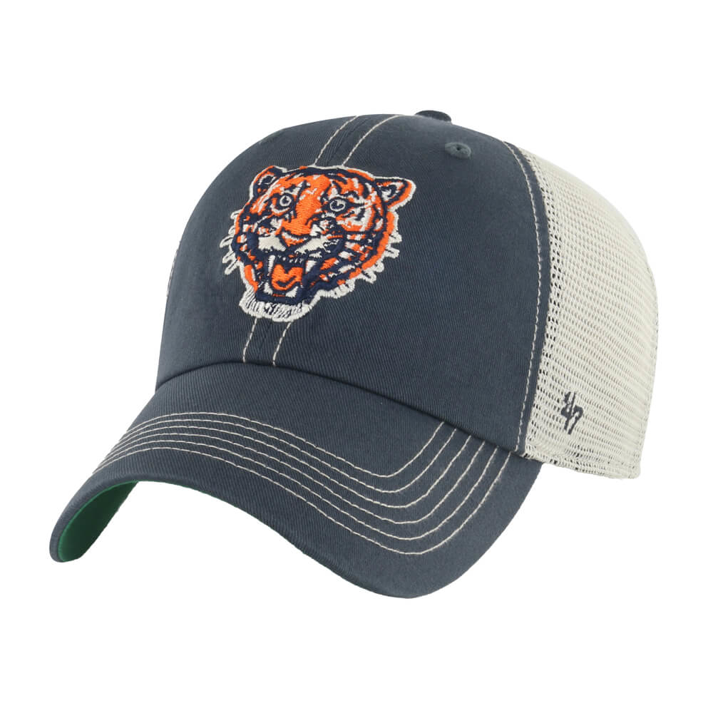 Men’s ‘47 Brand Detroit Tigers Trawler Clean Up Navy and White Adjustable Cap