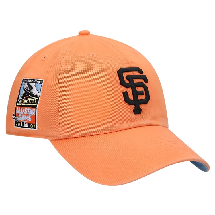 Men’s ’47 Brand San Francisco Giants All Star Game Patch Orange Clean Up Adjustable Cap