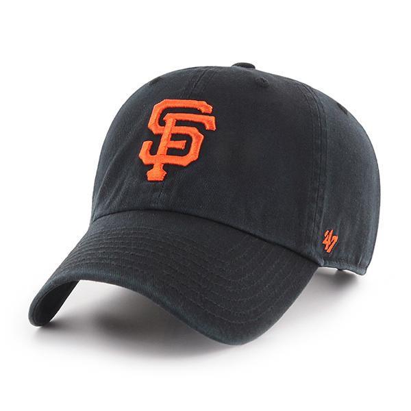 Unisex ’47 Brand San Francisco Giants Black Clean Up Adjustable Cap