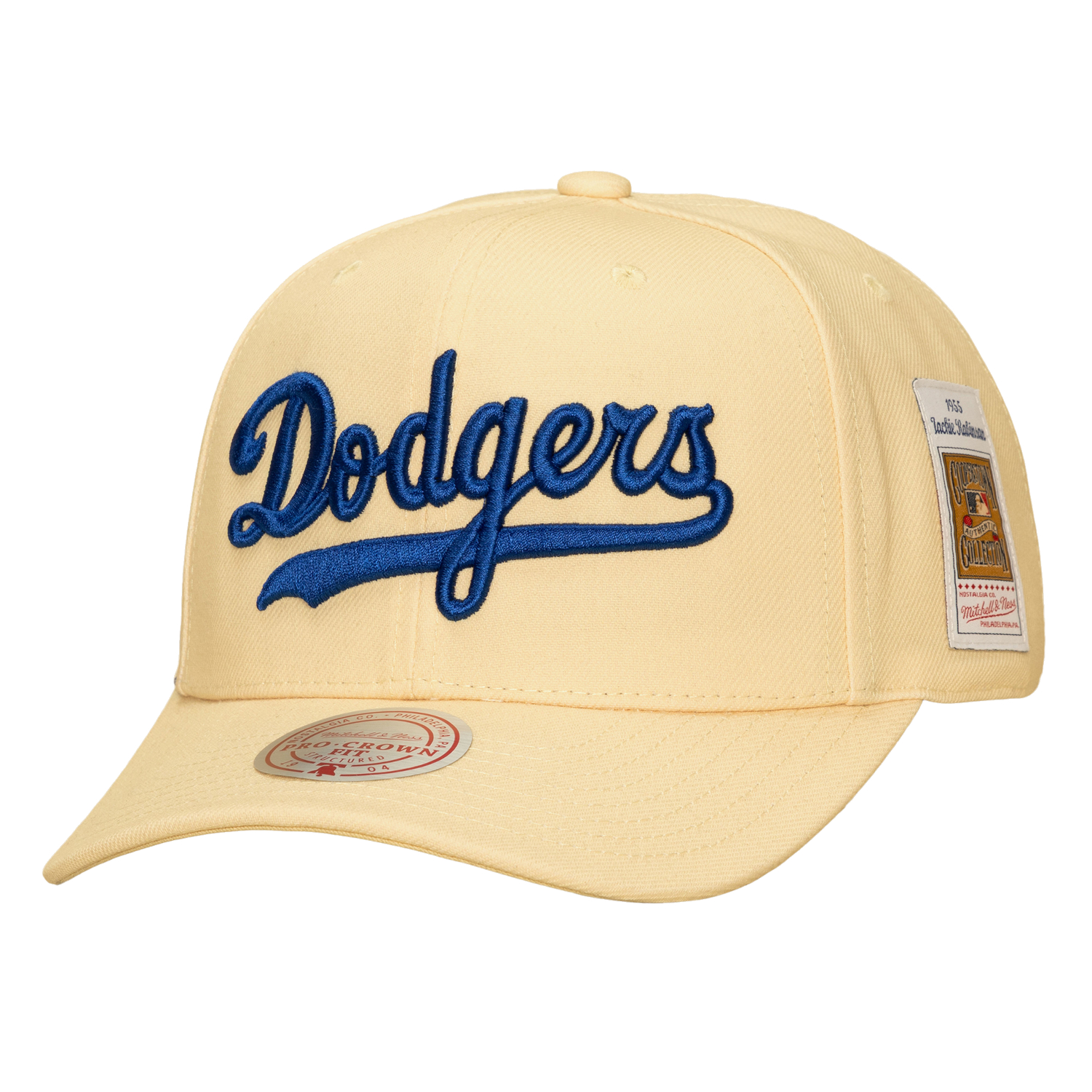 Men’s Mitchell & Ness Jackie Robinson Brooklyn Dodgers Jersey Cut Snapback Cap