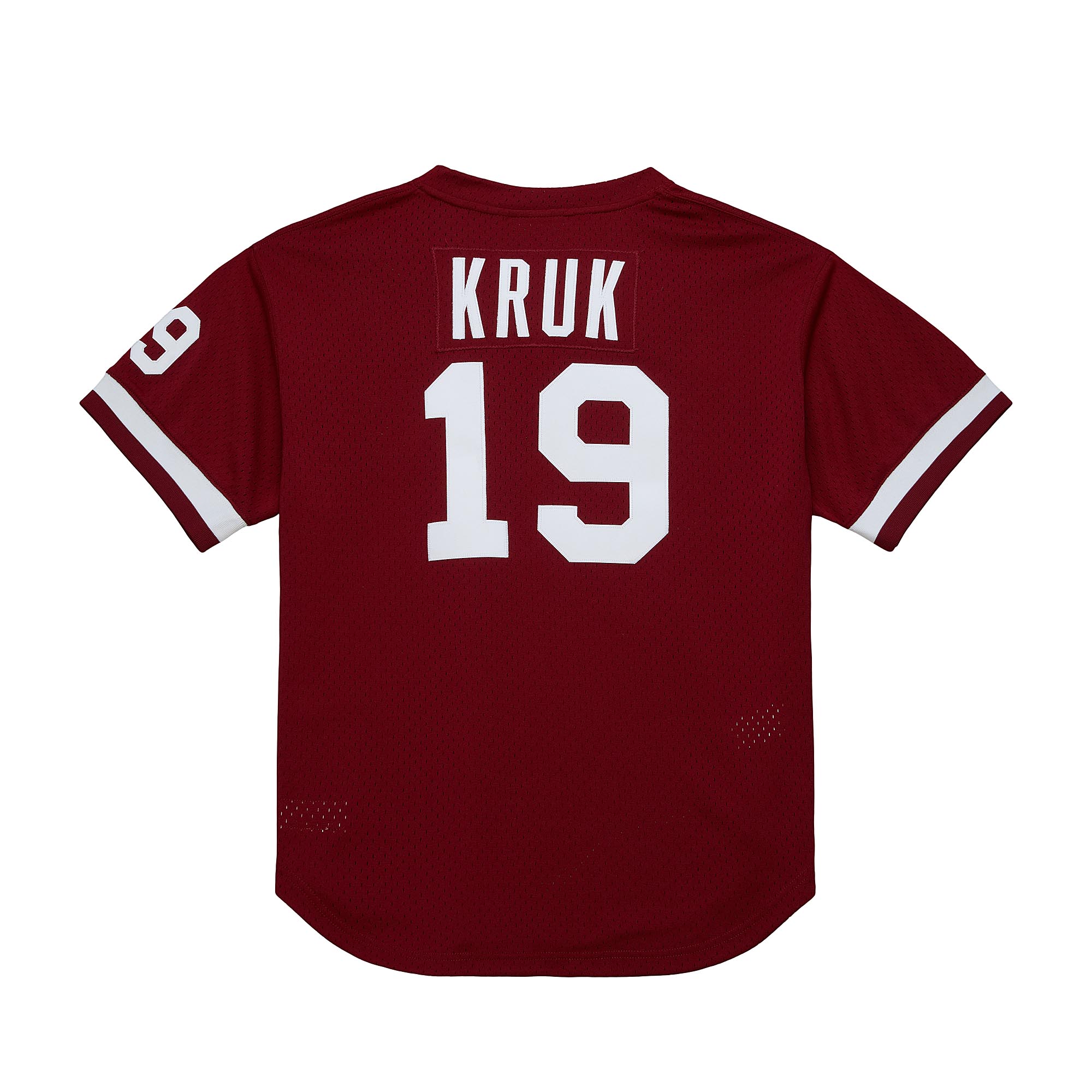 Men’s Mitchell & Ness John Kruk Philadelphia Phillies Authentic Replica 1991 Mesh Batting Practice Jersey