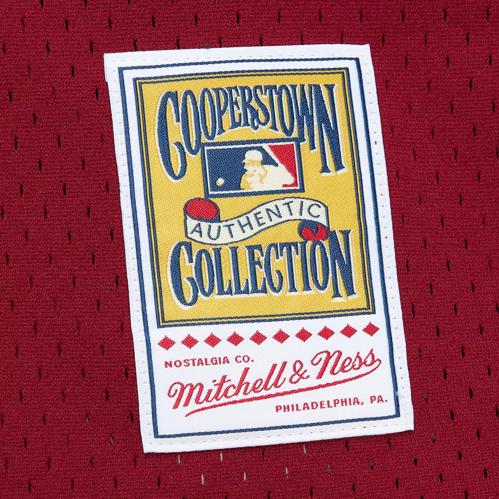 Men’s Mitchell & Ness John Kruk Philadelphia Phillies Authentic Replica 1991 Mesh Batting Practice Jersey