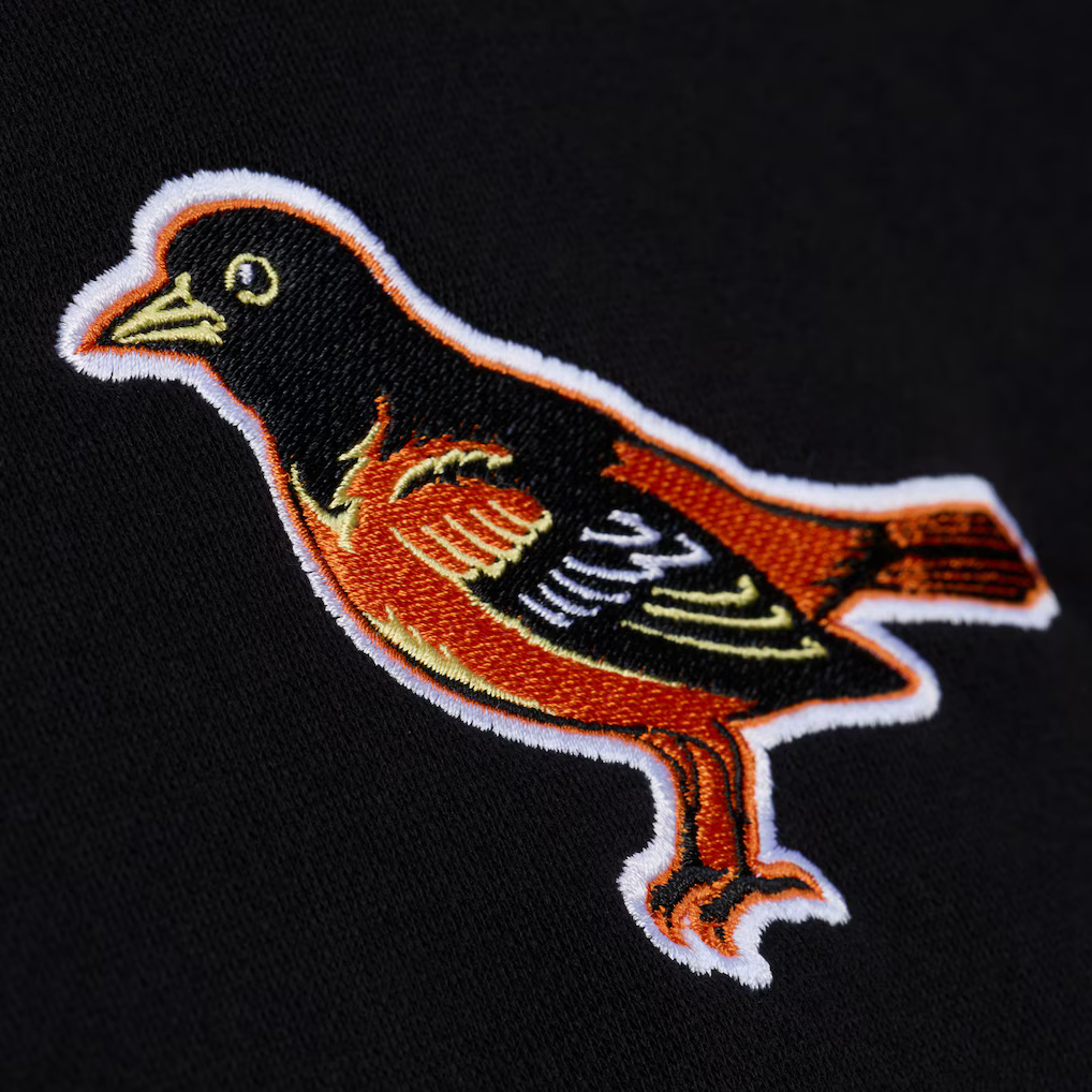 Men’s Mitchell & Ness Cal Ripken Jr. Baltimore Orioles Black Fleece Hoodie