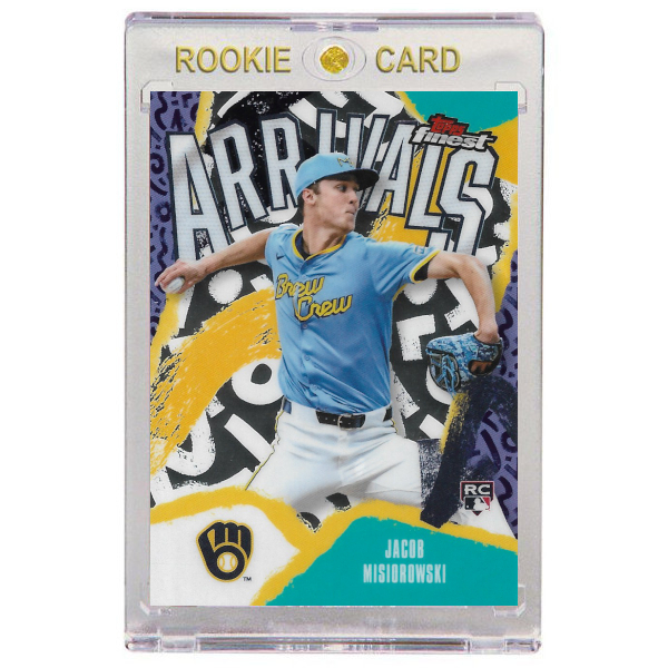 Jacob Misiorowski Milwaukee Brewers 2026 Topps Finest Arrivals # 18 Rookie Card