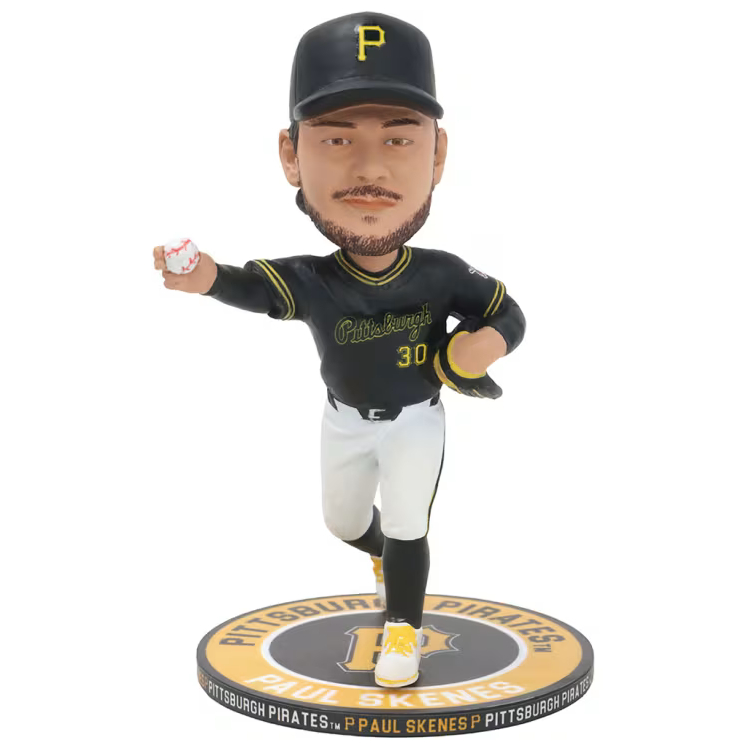 Paul Skenes Pittsburgh Pirates 2026 Repeat Name Series 5" Mini Bobblehead