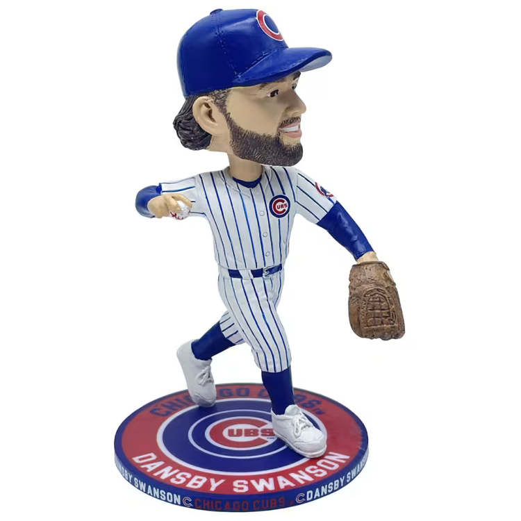 Dansby Swanson Chicgao Cubs 2026 Repeat Name Series 5" Mini Bobblehead