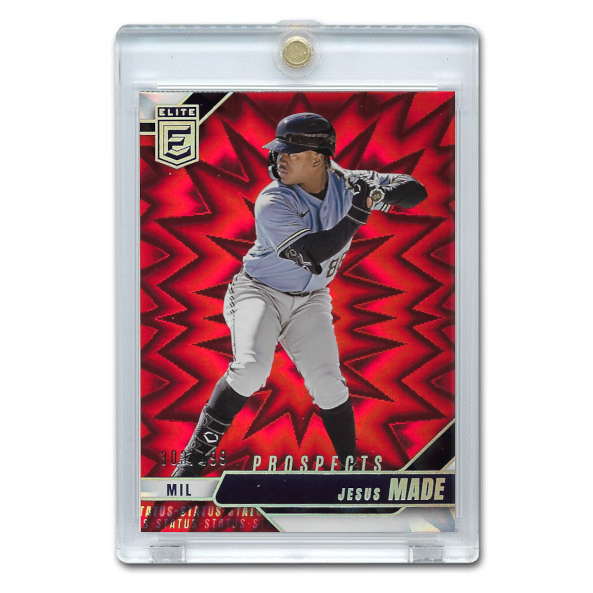 Jesus Made 2026 Panini Elite Red # 158 Ltd Ed of 499 Pre-Rookie Card