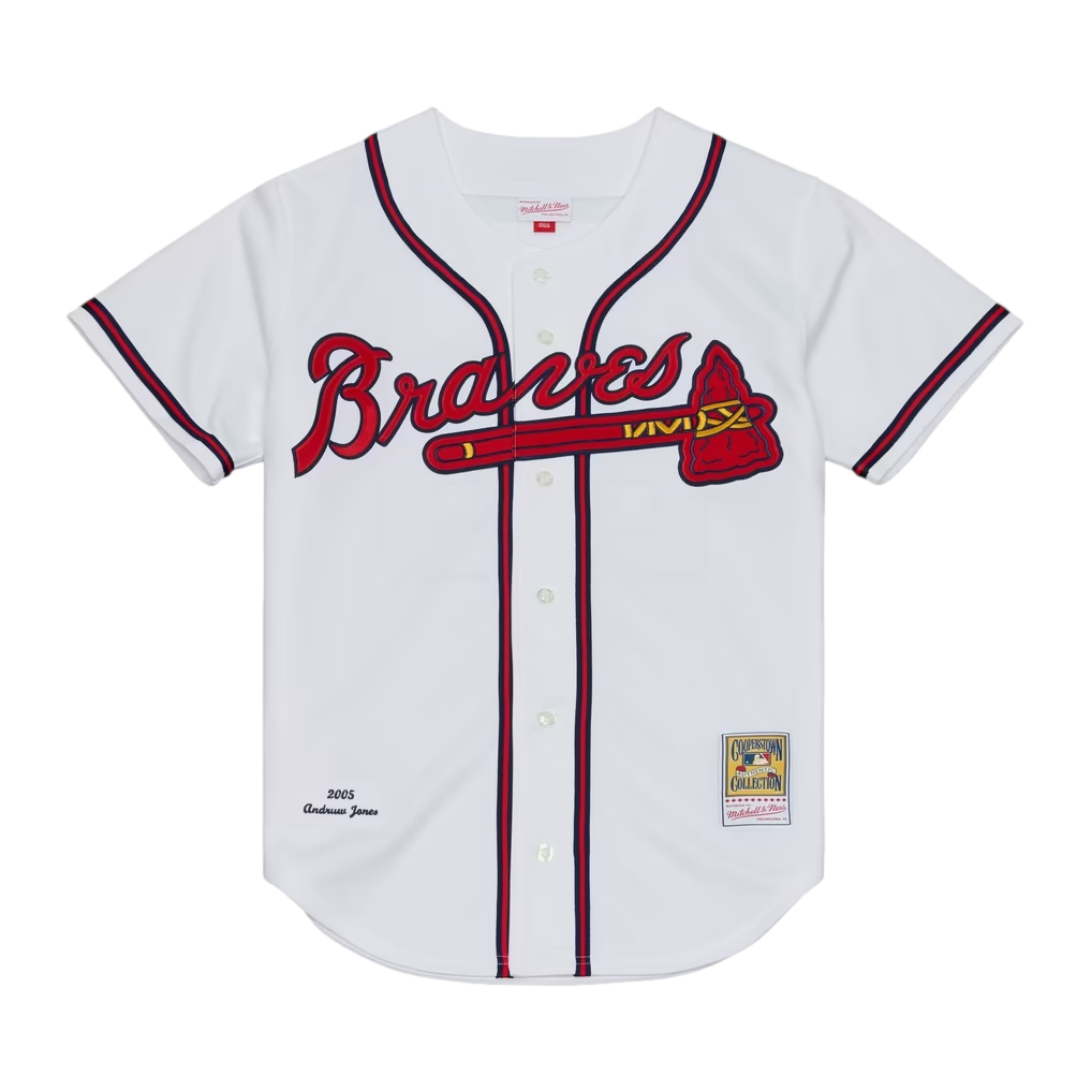 Men’s Mitchell & Ness Andruw Jones Atlanta Braves Authentic 2005 Home Jersey