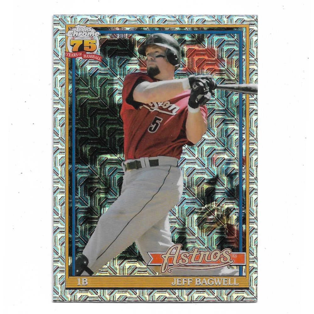 Jeff Bagwell 2026 Topps Chrome 35th Anniversary Silver Pack Mojo # 91C-98