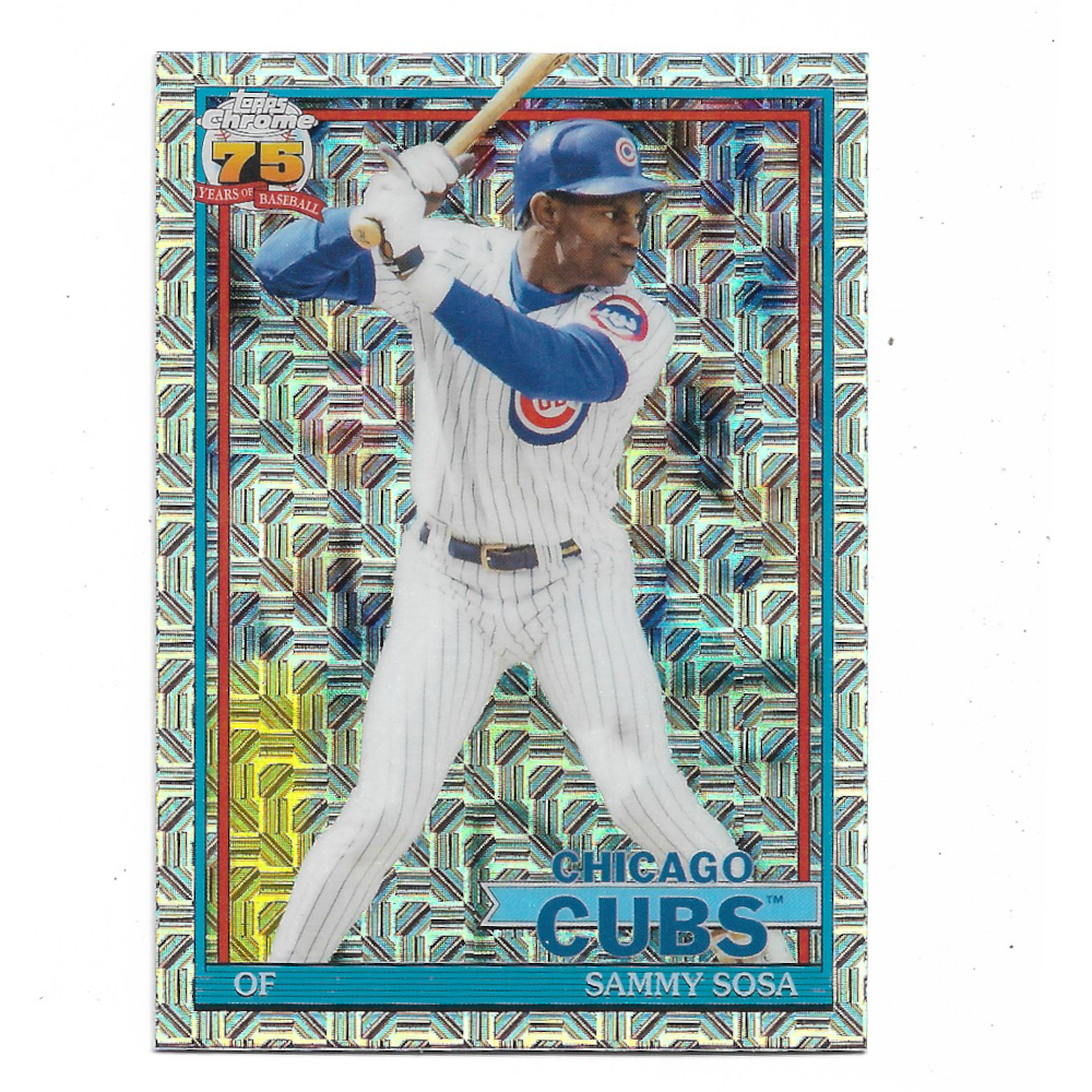 Sammy Sosa 2026 Topps Chrome 35th Anniversary Silver Pack Mojo # 91C-88