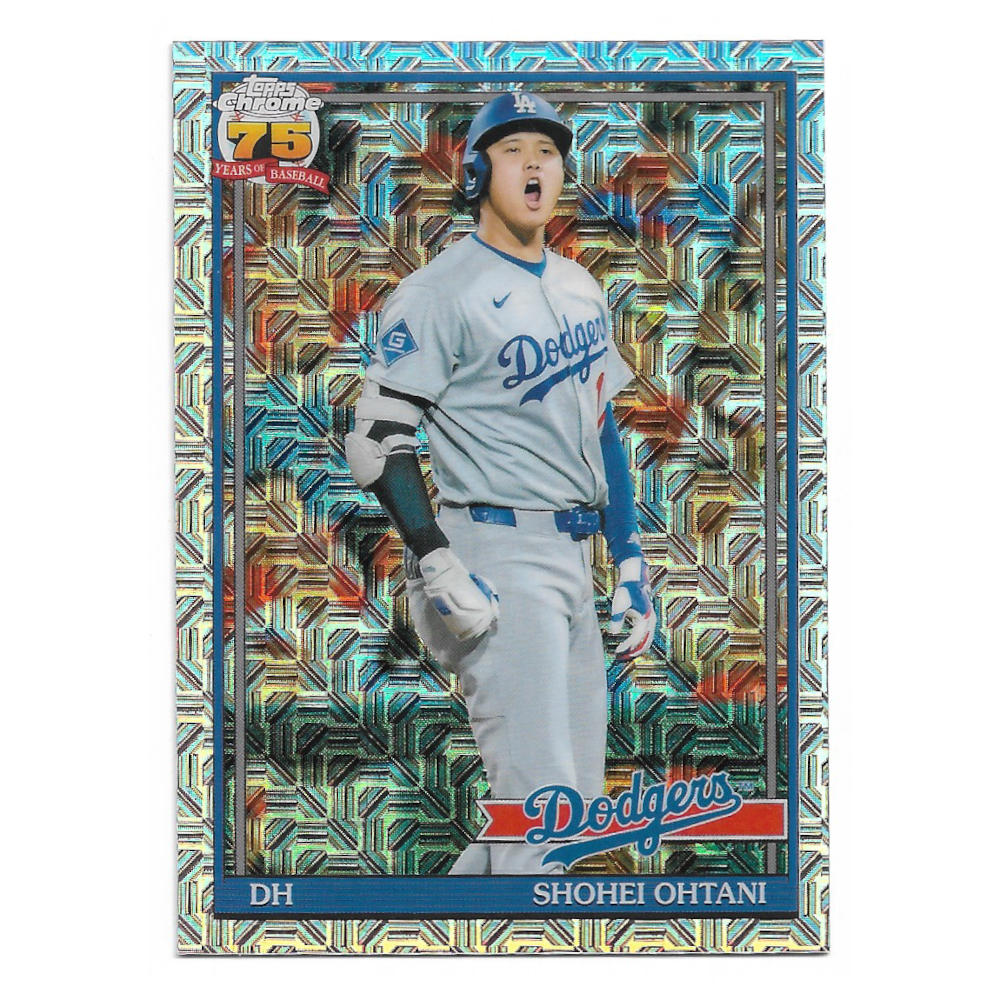 Shohei Ohtani 2026 Topps Chrome 35th Anniversary Silver Pack Mojo # 91C-47