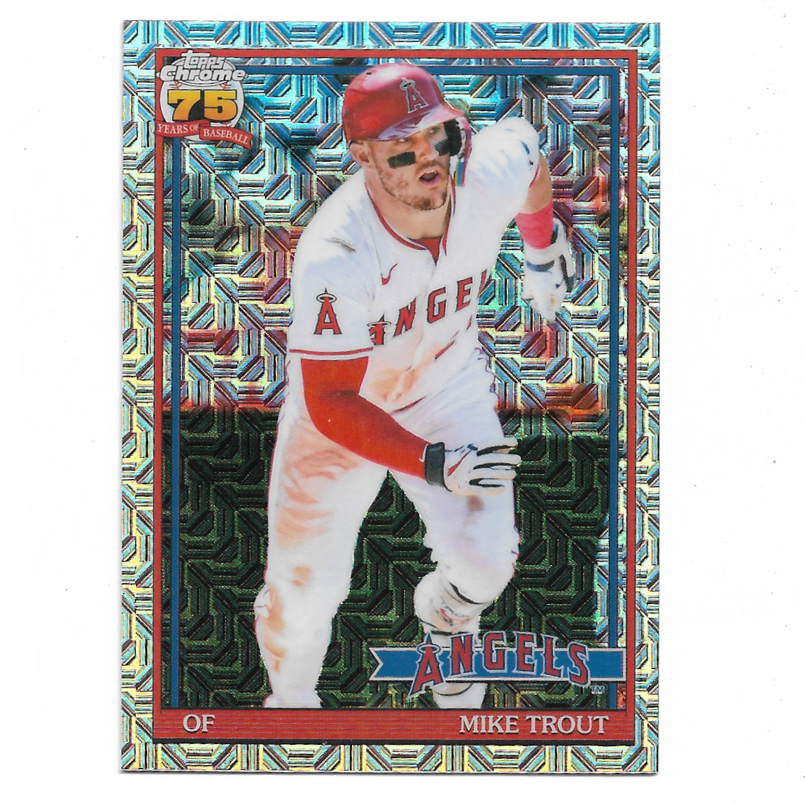 Mike Trout 2026 Topps Chrome 35th Anniversary Silver Pack Mojo # 91C-42
