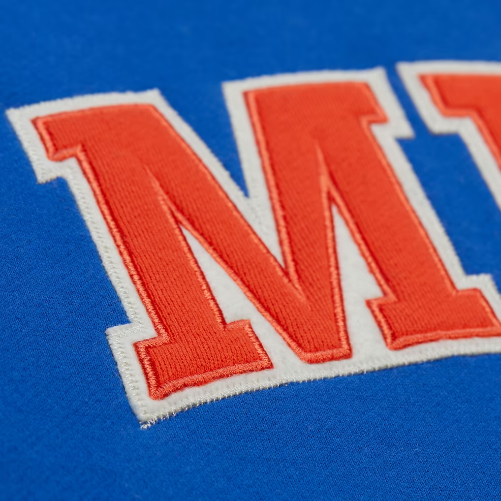 Men’s Mitchell & Ness New York Mets Sideline Fleece Full-Snap Hooded Jacket