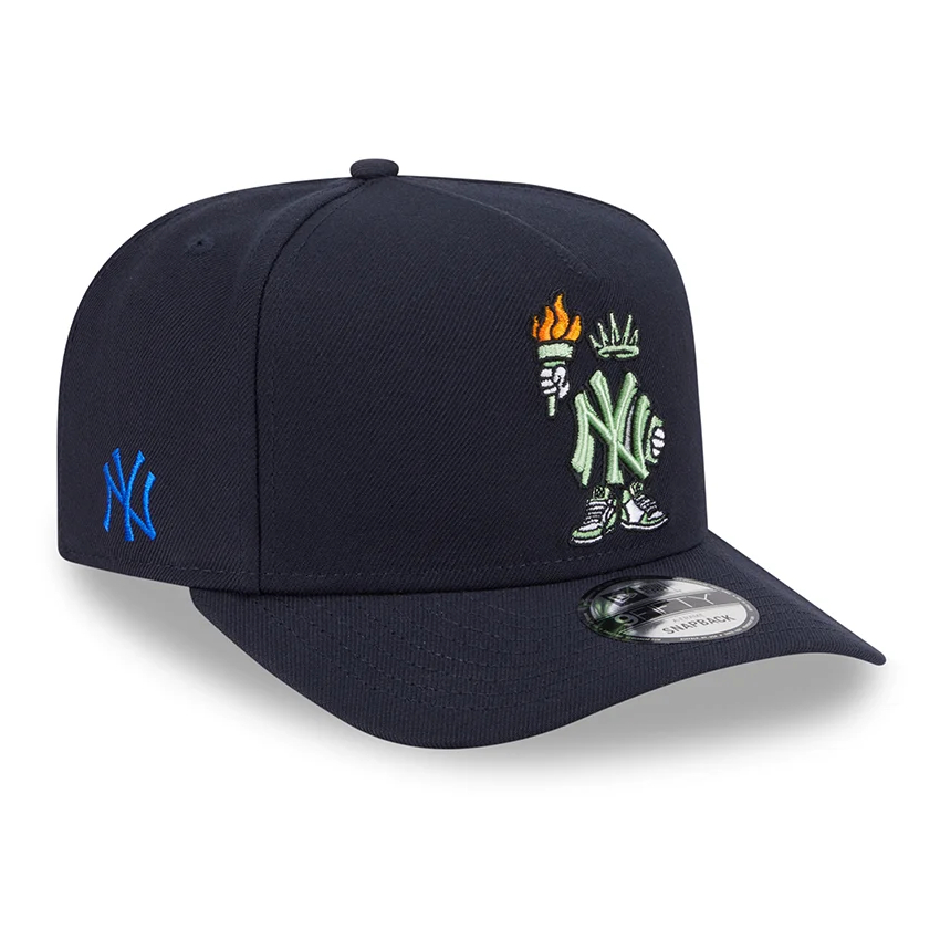 Men’s New Era Cartoon Collection New York Yankees Navy 9FIFTY Snapback Cap