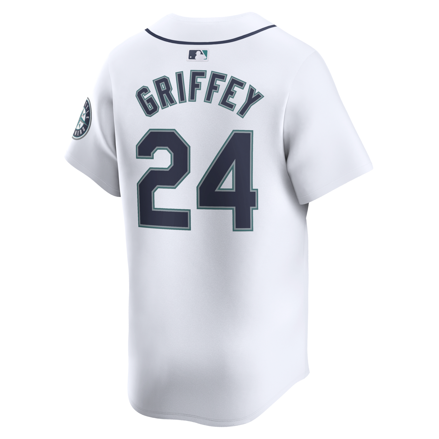 Men’s Nike Ken Griffey Jr. Seattle Mariners Cooperstown Collection Full Button Front White Replica Jersey