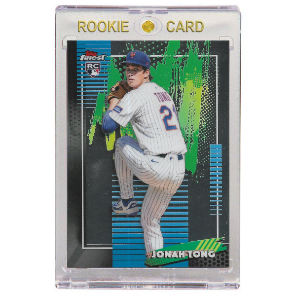 Jonah Tong New York Mets 2026 Topps Finest # 72 Rookie Card