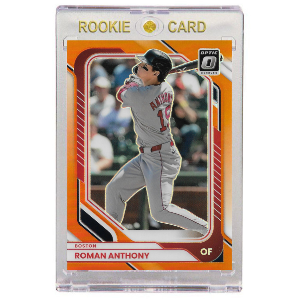Roman Anthony Boston Red Sox 2026 Donruss Optic Orange Holo # 61 Rookie Card Ltd Ed of 199