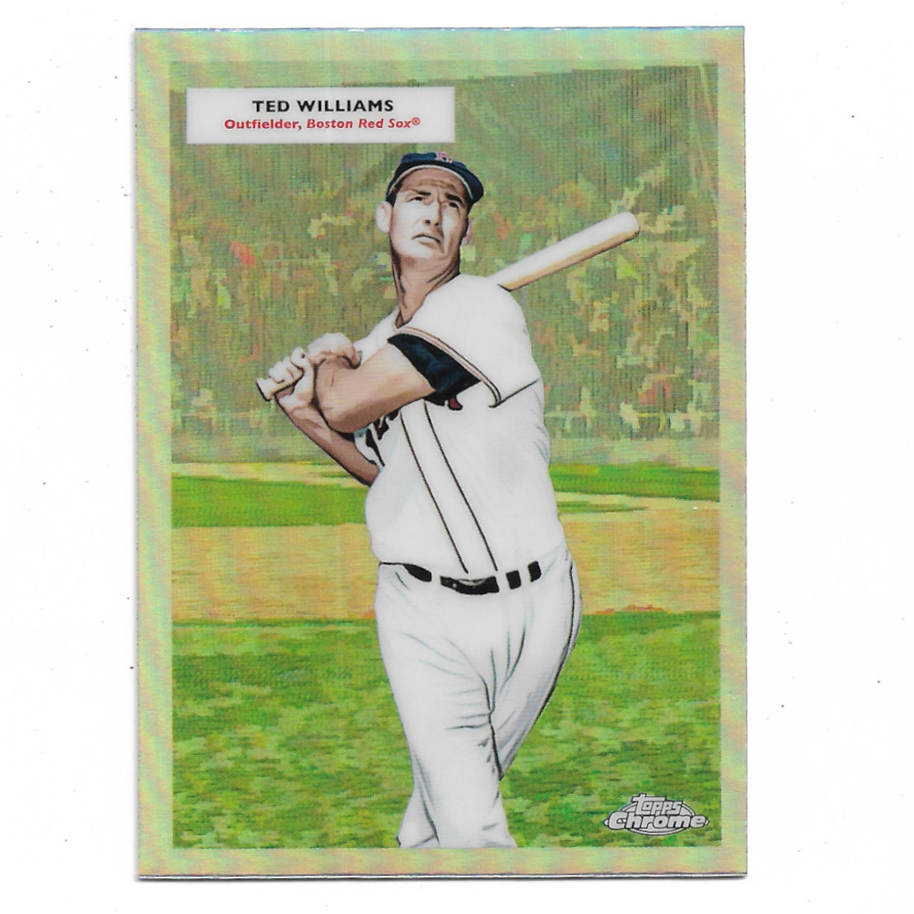 Ted Williams and Carl Yastrzemki 2025 Topps Chrome 55 Double Header # 7