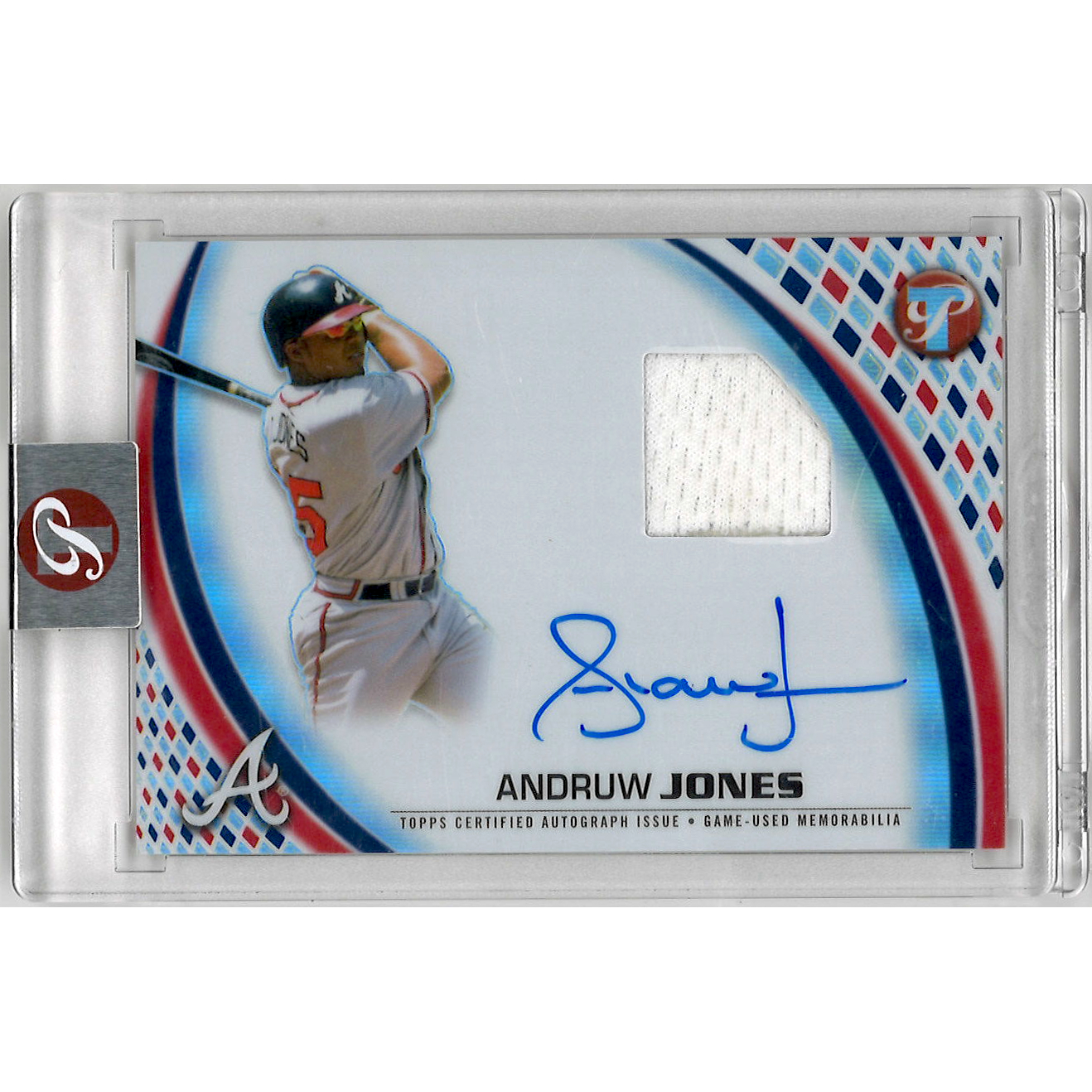 Andruw Jones Autographed Card 2026 Topps Pristine Pieces Relic # PPAR-AJ