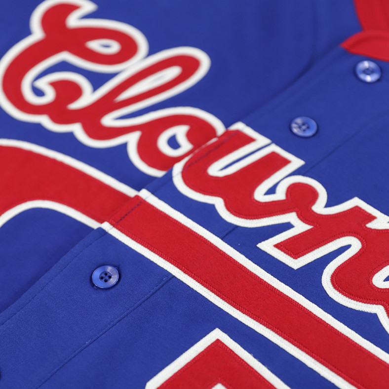 Men’s Indianapolis Clowns Royal Blue Replica Heritage Jersey