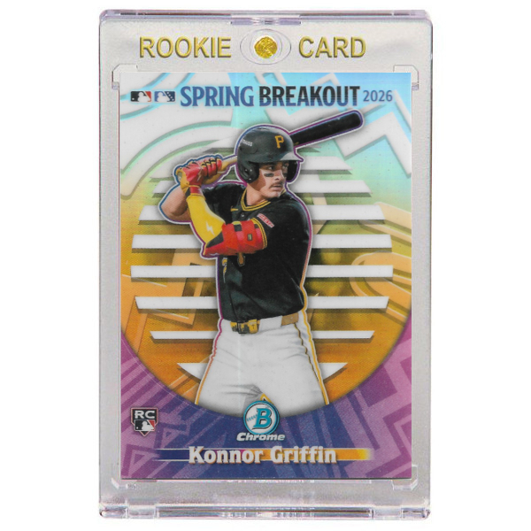 Konnor Griffin Pittsburgh Pirates 2026 Bowman Chrome Spring Breakout # 1 Rookie Card