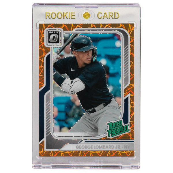 George Lombard Jr. New York Yankees 2026 Donruss Optic Orange # 158 Rookie Card