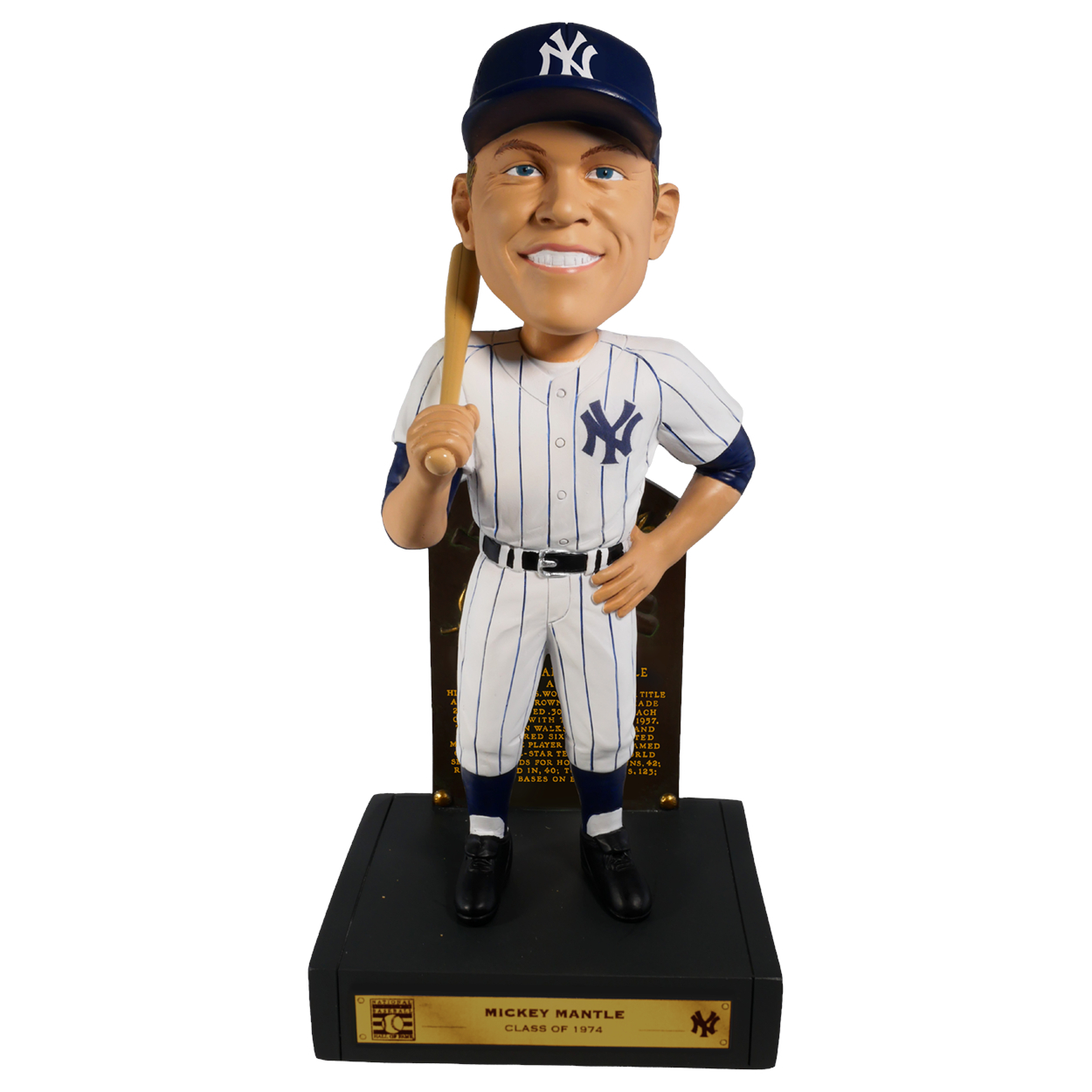 Mickey Mantle New York Yankees Hall of Fame Plaque Bobblehead Ltd Ed of 216 (Pre-Order)
