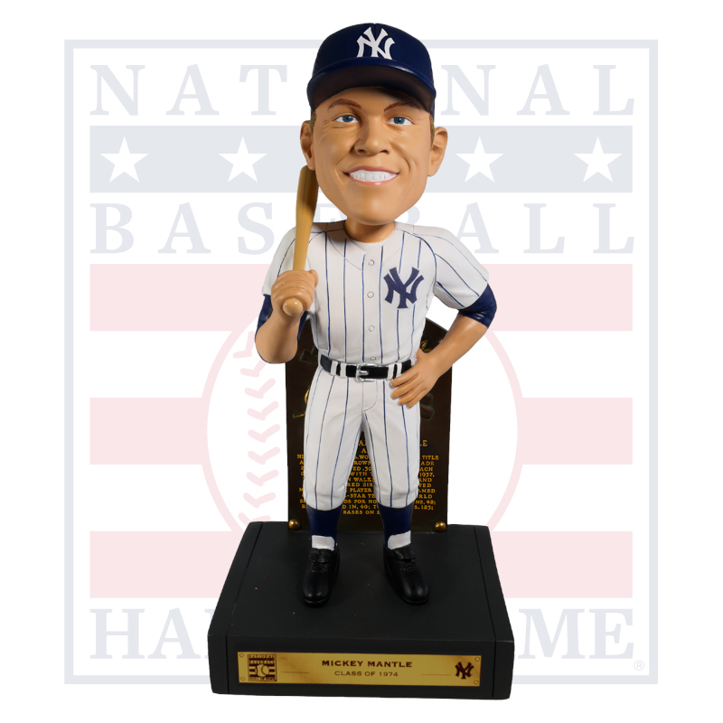 Mickey Mantle New York Yankees Hall of Fame Plaque Bobblehead Ltd Ed of 216 (Pre-Order)