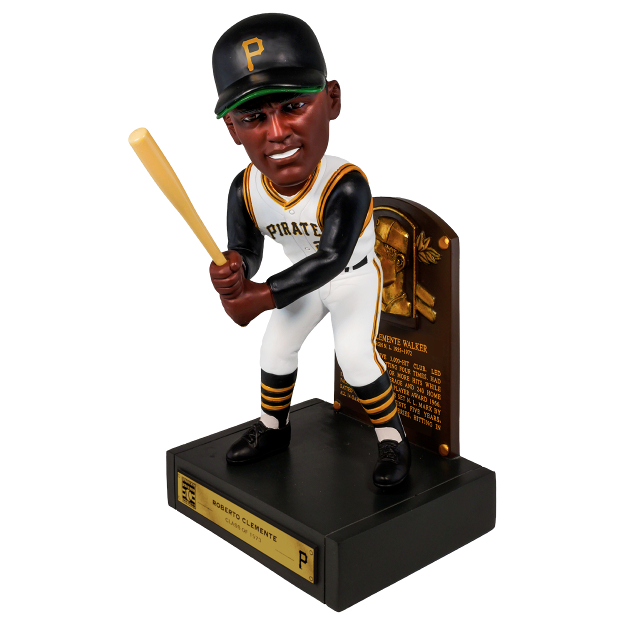 Roberto Clemente Pittsburgh Pirates Hall of Fame Plaque Bobblehead Ltd Ed of 216 (Pre-Order)