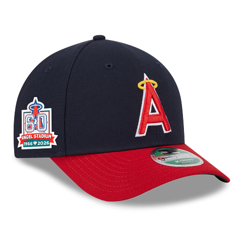 Men’s New Era Los Angeles Angel Stadium 60th Anniversary Side Patch Tribute 9FORTY Adjustable Cap