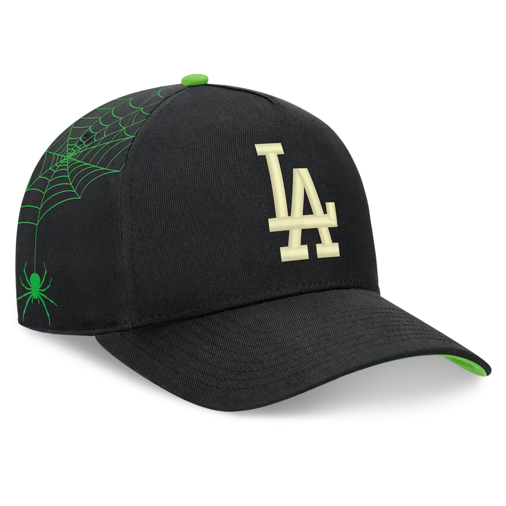 Nike Los Angeles Dodgers Glow in the Dark Halloween Adjustable Cap