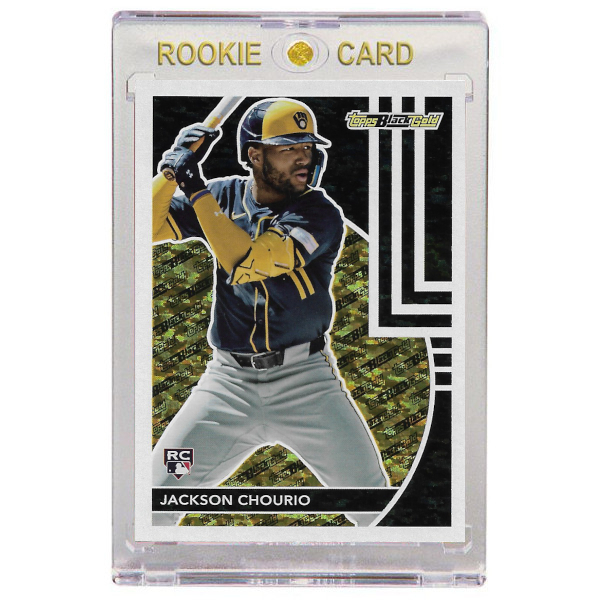 Jackson Chourio Milwaukee Brewers 2024 Topps Update Black Gold # 25 Rookie Card