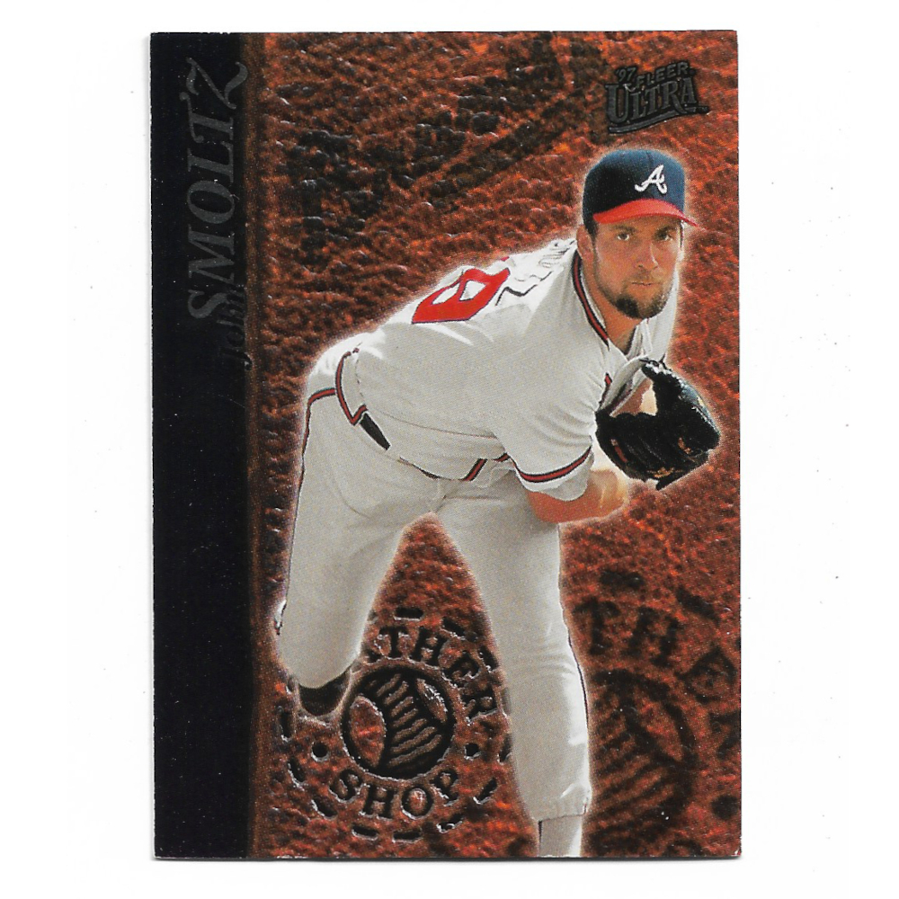 John Smoltz 1997 Fleer Ultra Leather Shop # 12