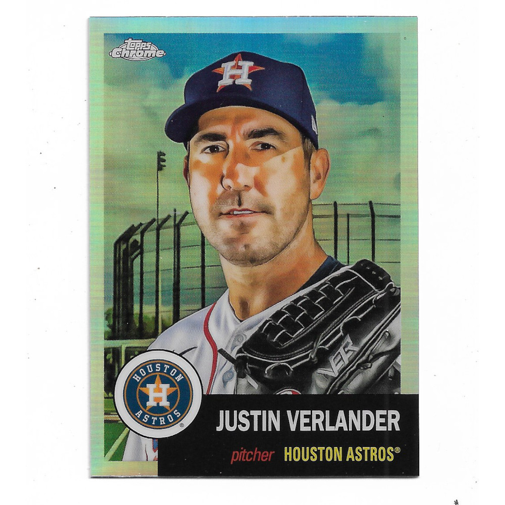 Justin Verlander 2022 Topps Chrome Platinum Anniversary Refractor # 6