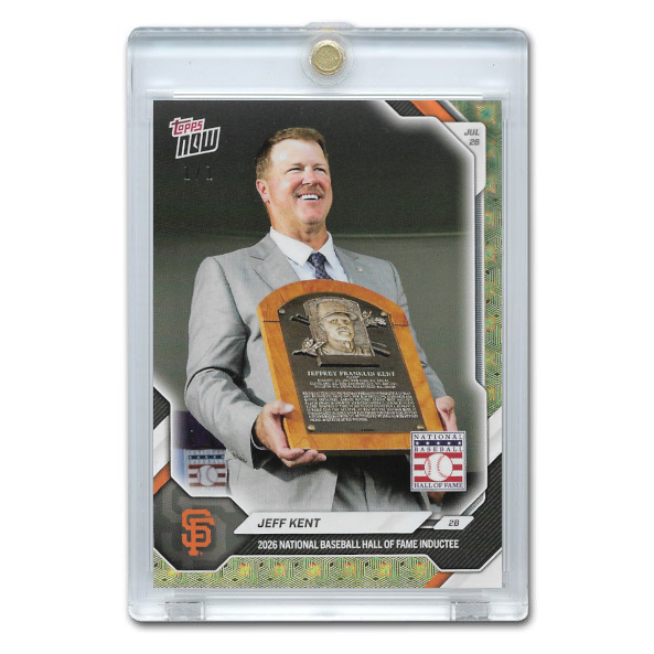 Jeff Kent Hall of Fame Induction 2026 Topps Now SuperFractor Foil # 489 Ltd Ed 1 of 1