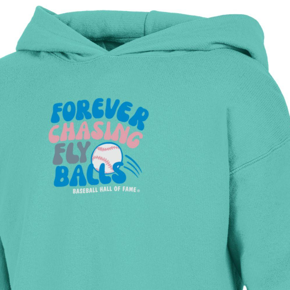 Youth Baseball Hall of Fame Comfort Wash Mint Hooded Sweatshirt