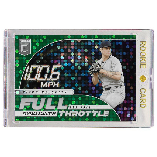 Cam Schlittler New York Yankees 2026 Panini Elite Full Throttle Green # 8 Rookie Card